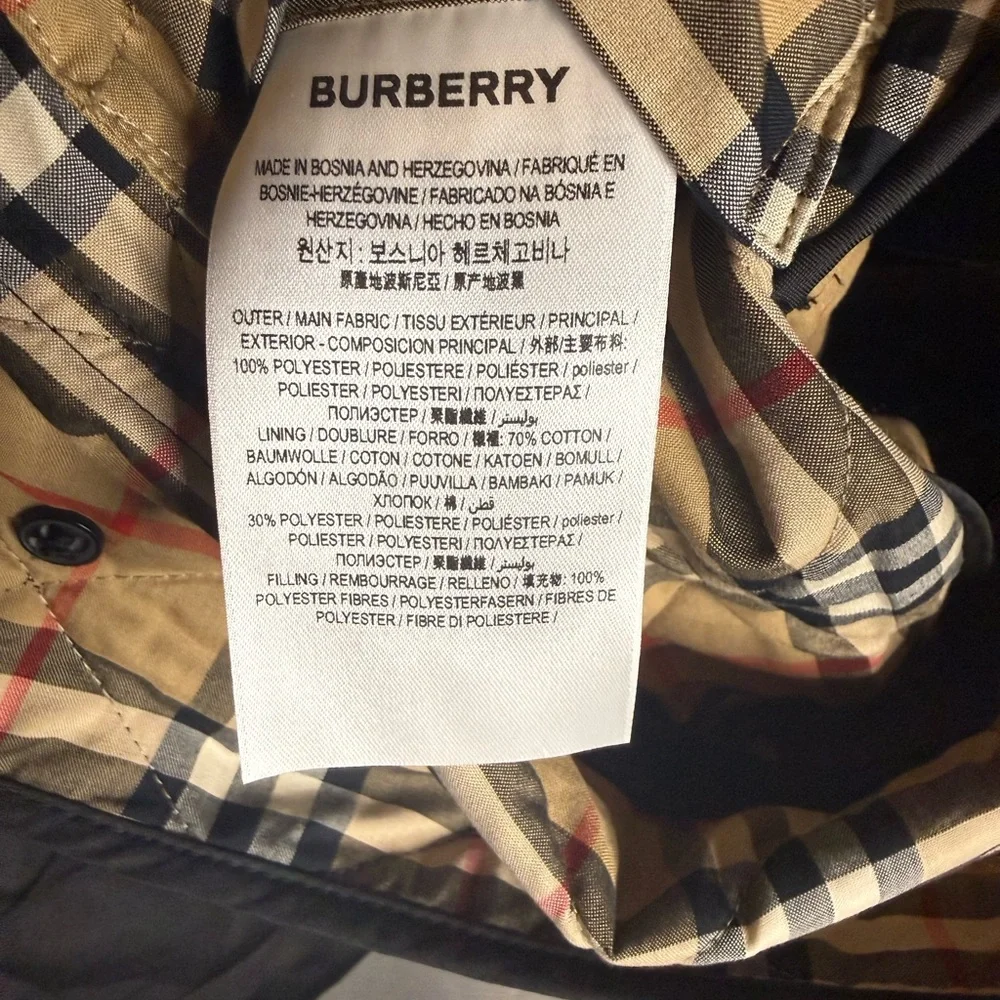 Burberry Black Quilted Women's Jacket - Picture 4 of 6